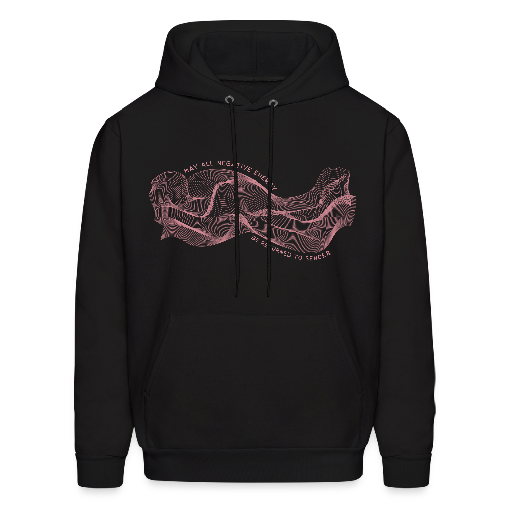 May All Negative Energy Be Returned to Sender Men's Hoodie - black