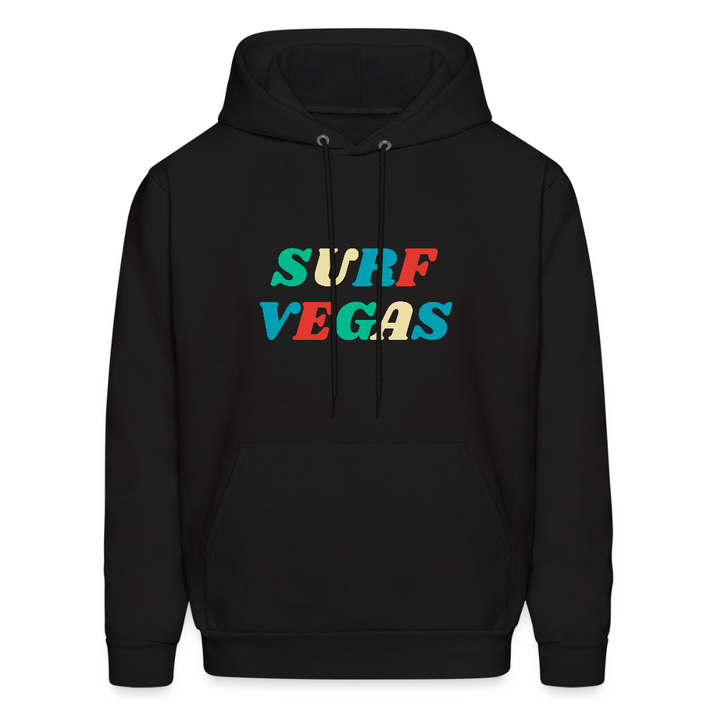 Surf Vegas Men's Hoodie - black