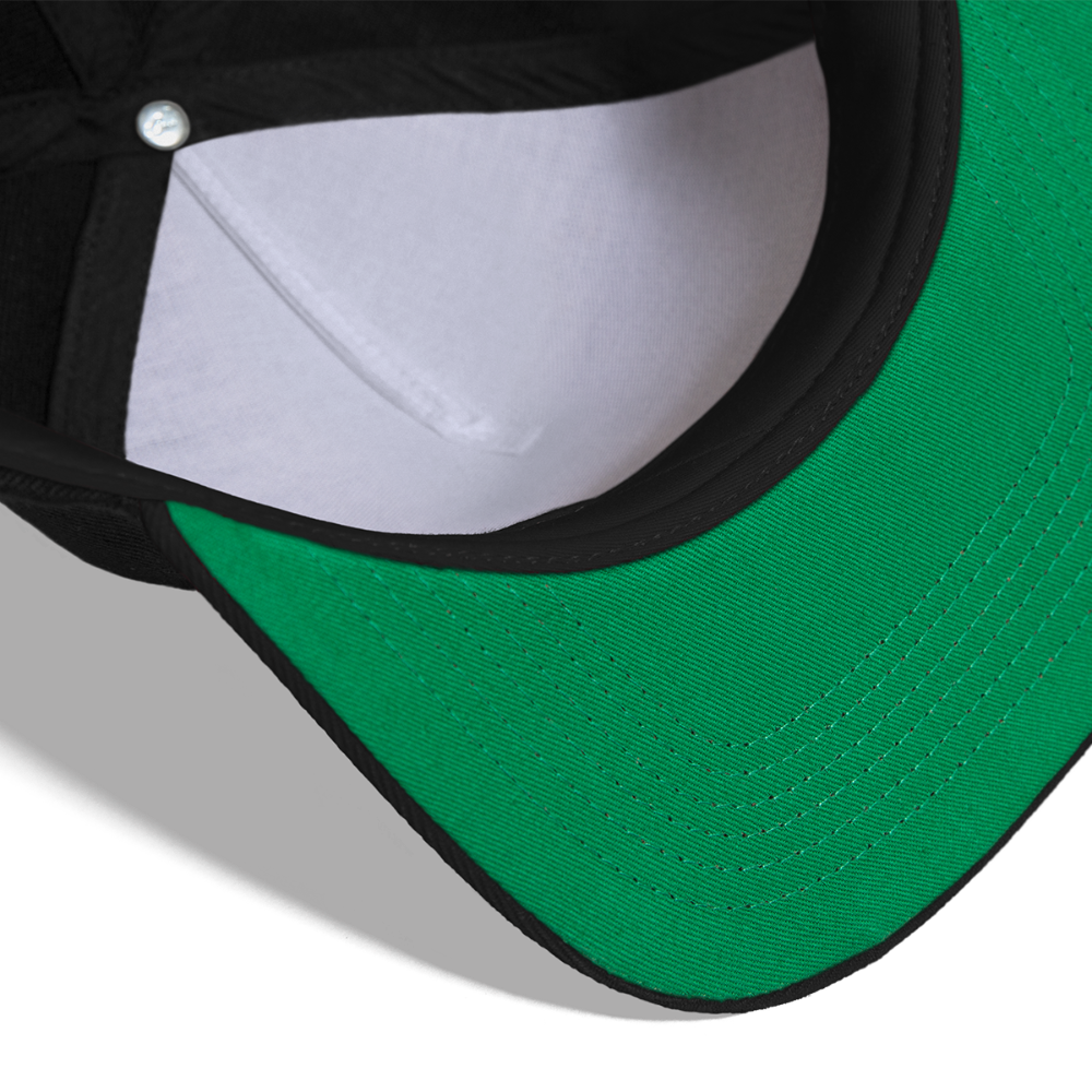 THE with Buckeye Leaf Snapback Baseball Cap - black