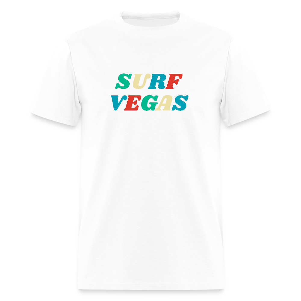 Surf Vegas Unisex Classic T-Shirt - white