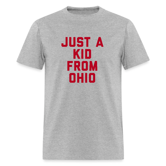 Just a Kid From Ohio Unisex Classic T-Shirt - heather gray