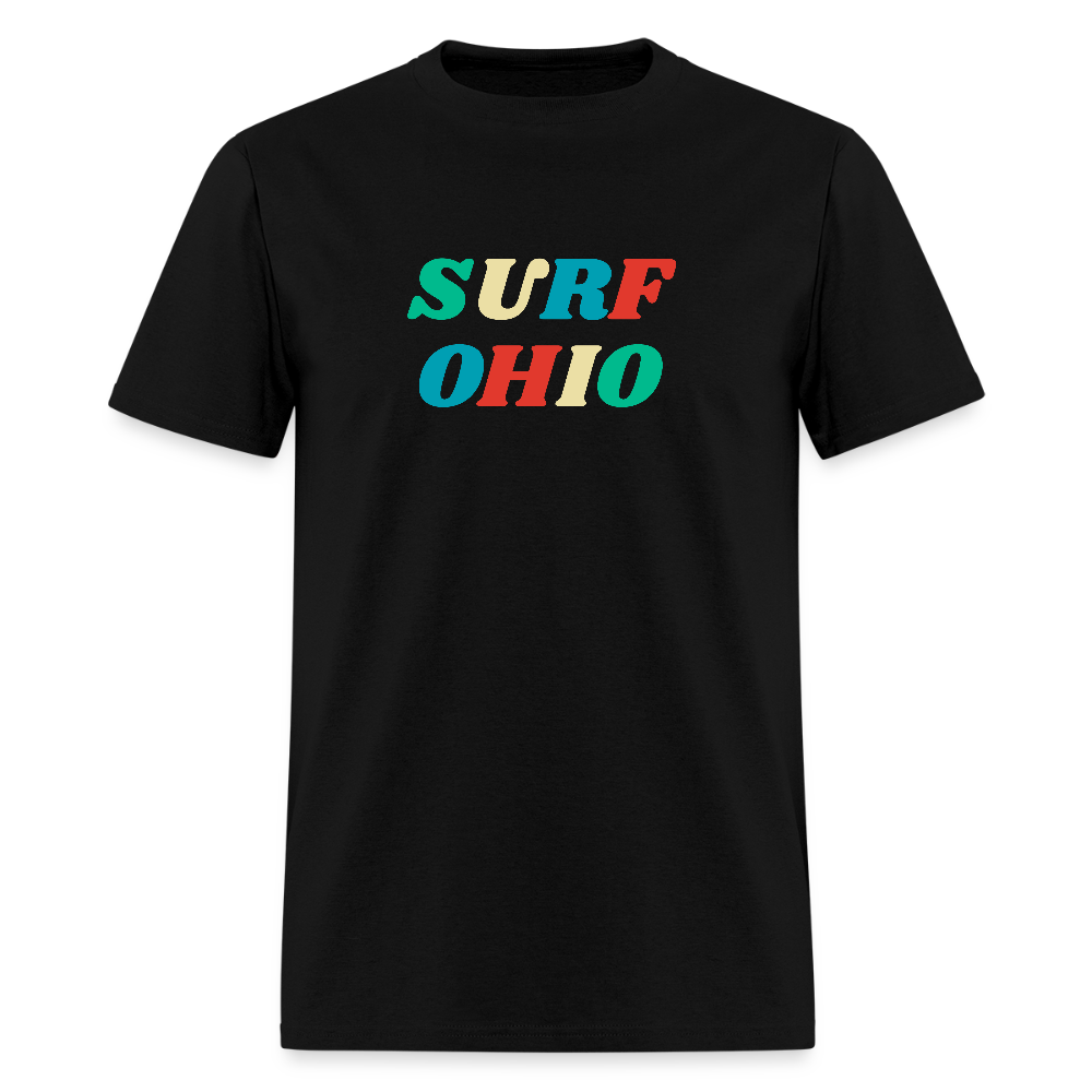 Surf Ohio Men's T-Shirt | GILDAN 5000 - black