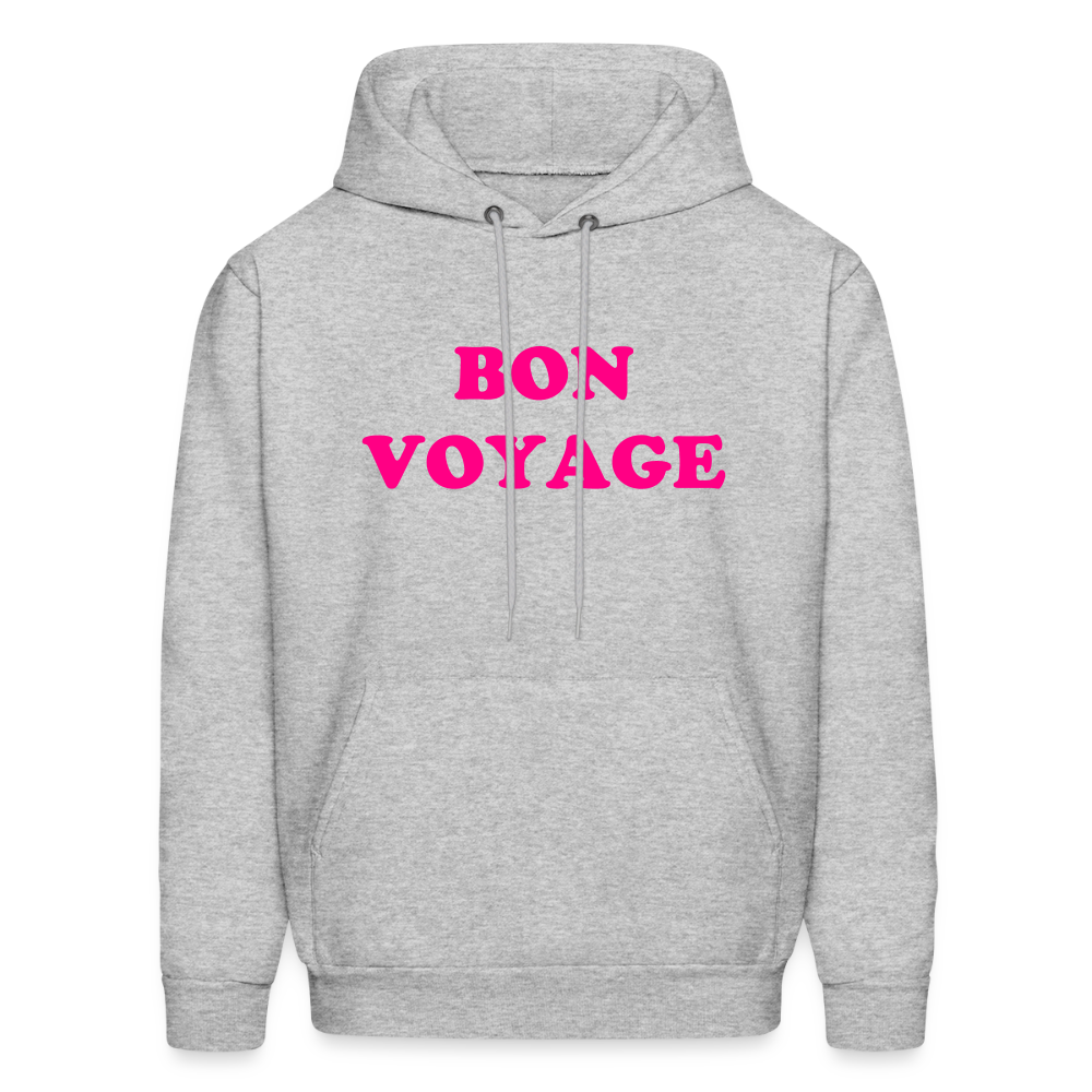 Bon Voyage Men's Hoodie - heather gray