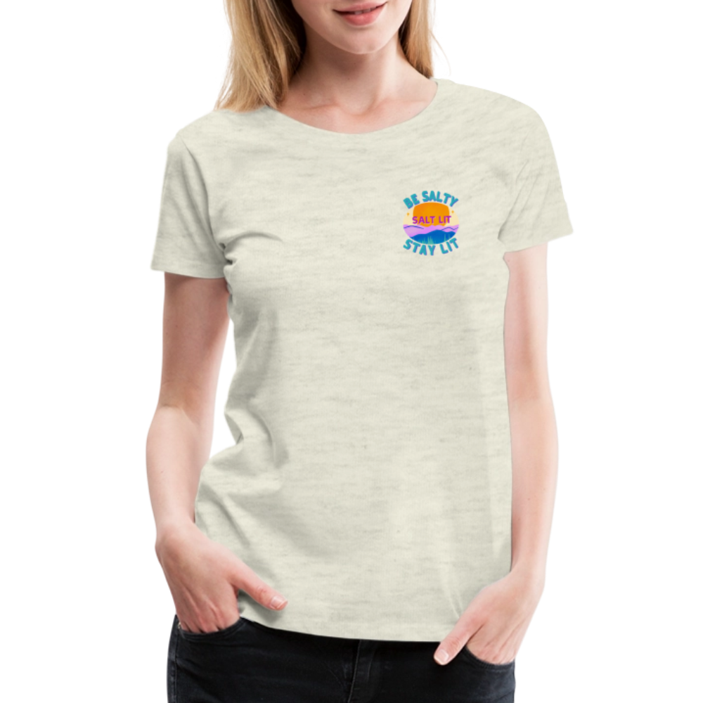SALTLIT Scoop Neck - heather oatmeal