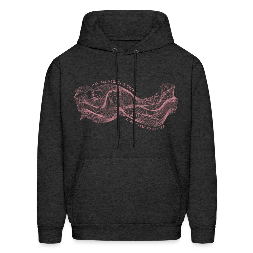 May All Negative Energy Be Returned to Sender Men's Hoodie - charcoal grey