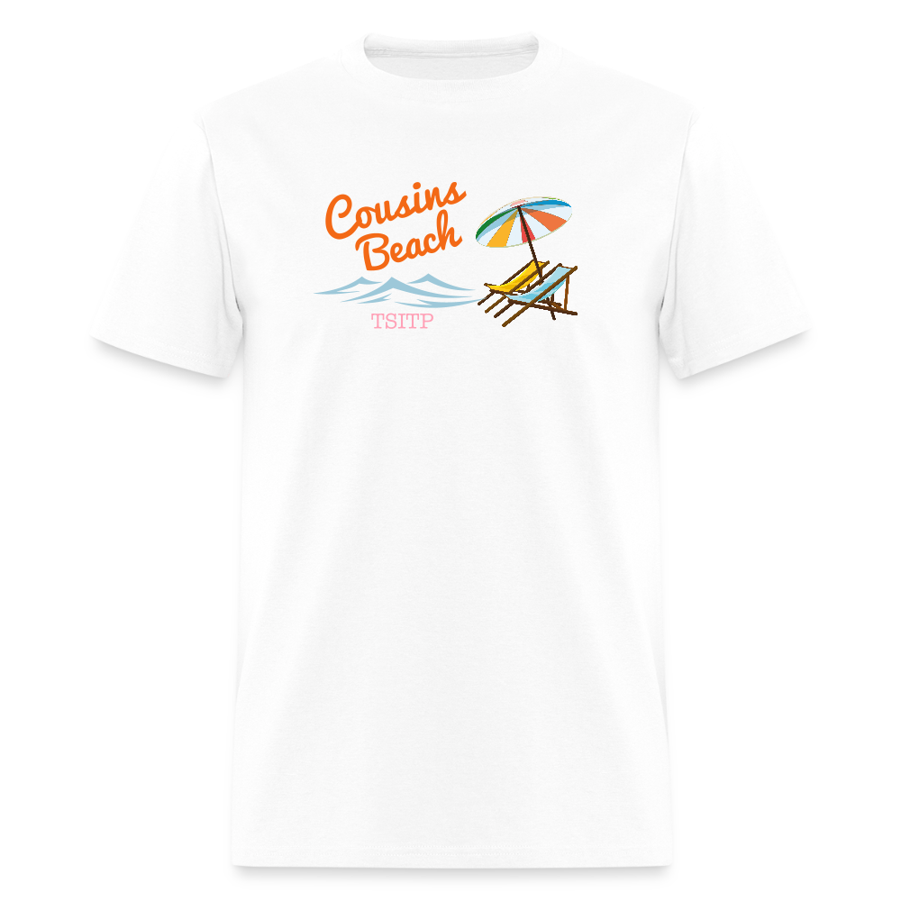 Cousins Beach Chairs Unisex Classic T-Shirt - white