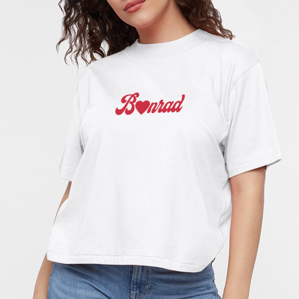Bonrad Women's Boxy Tee - white