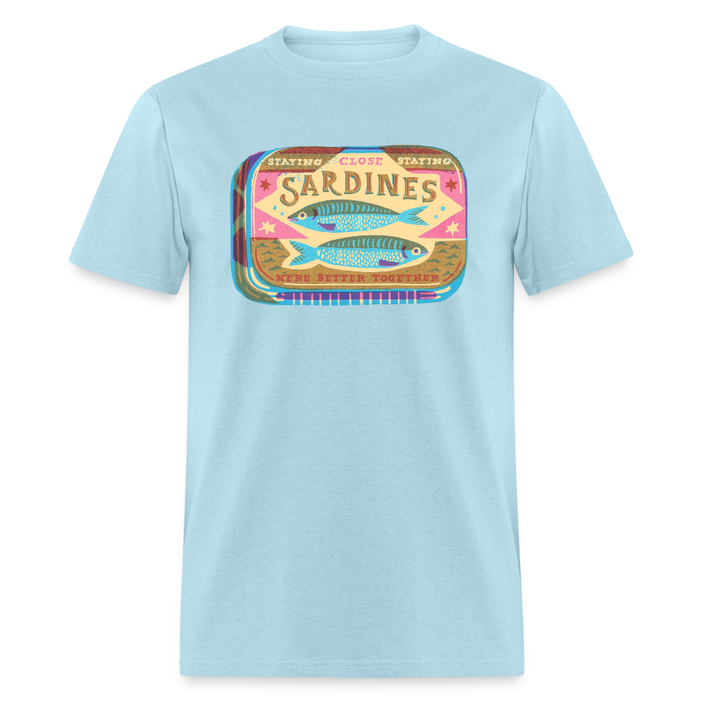 Sardines Better Together Unisex Classic T-Shirt - powder blue