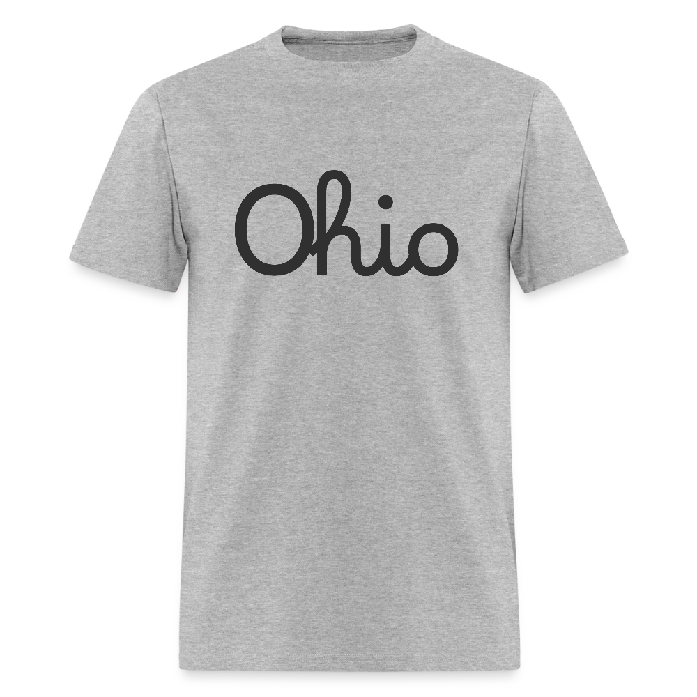 Ohio Script Unisex Classic T-Shirt - heather gray