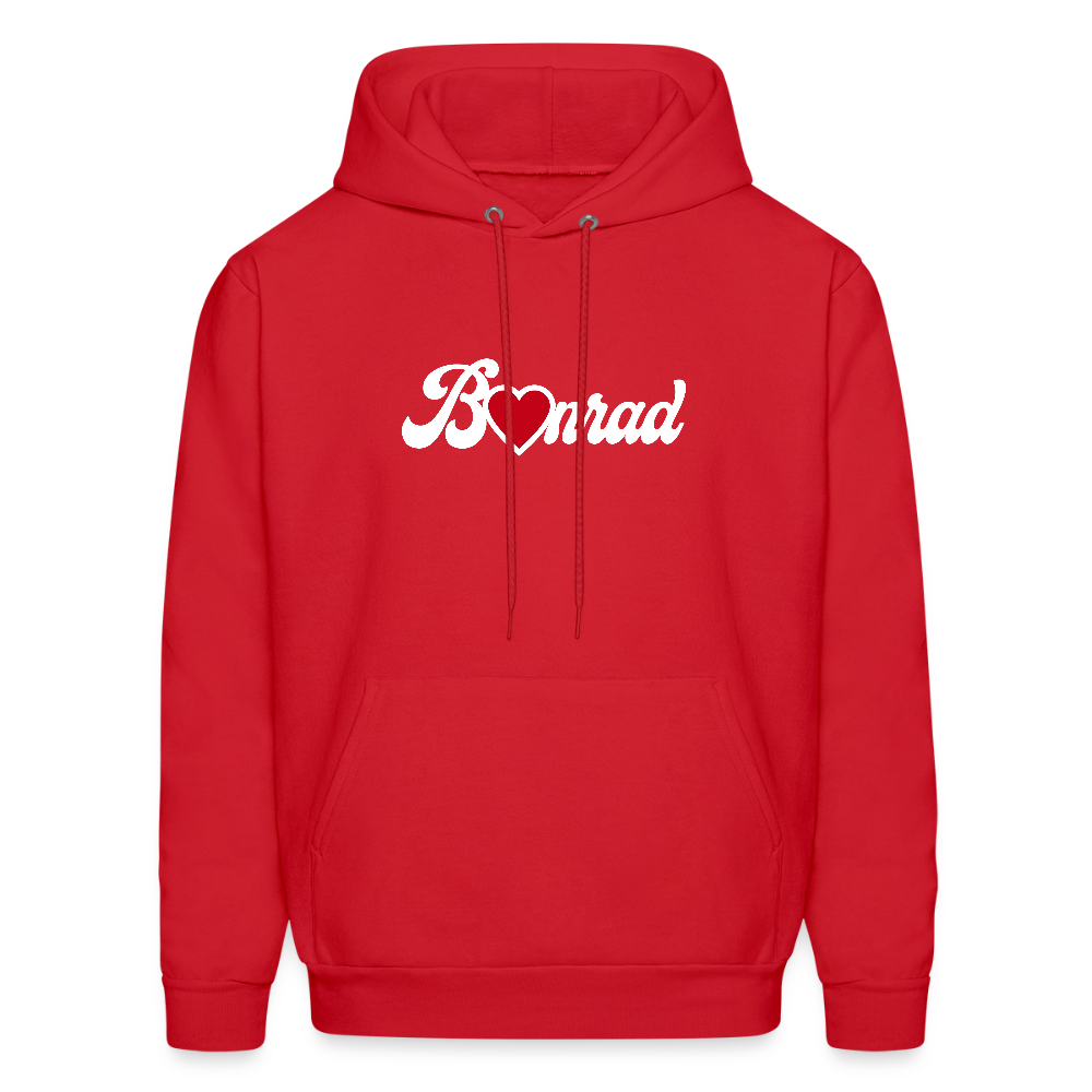 Bonrad Men's Hoodie - red