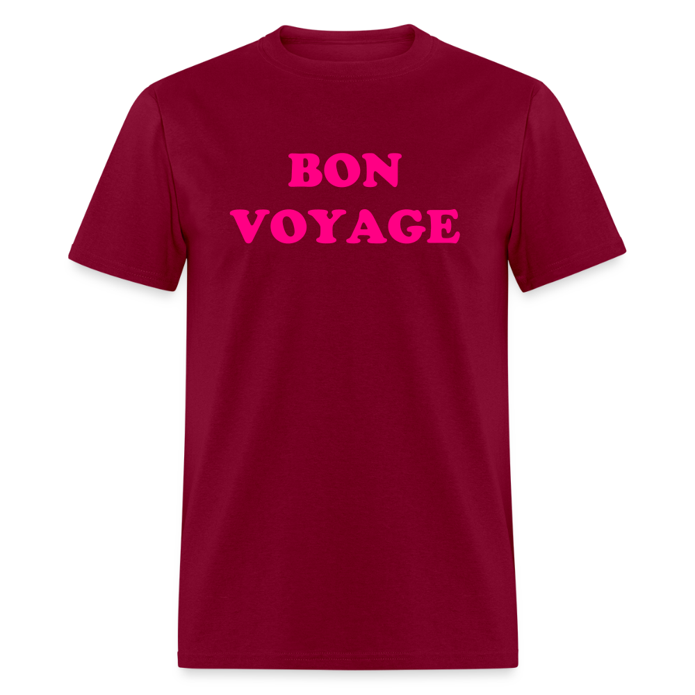 Bon Voyage Unisex Classic T-Shirt - burgundy