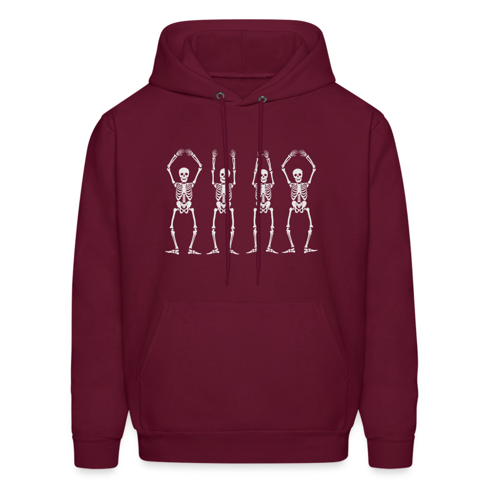 OHIO Skeletons Men's Hoodie - burgundy