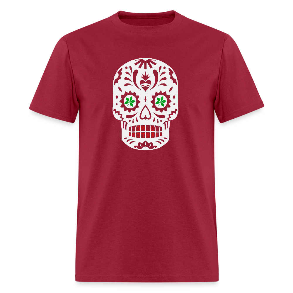 Sugar Skulls Ohio Football Unisex Classic T-Shirt - dark red