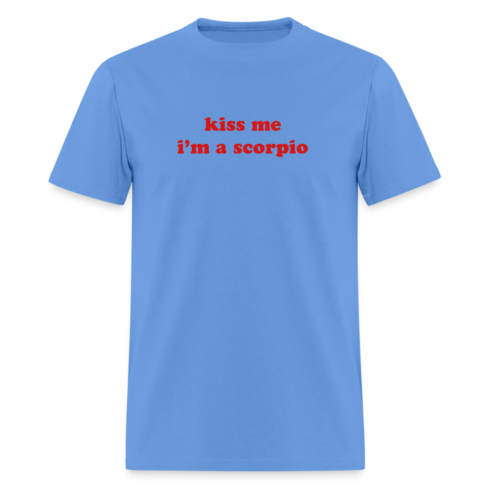 kiss me I’m a scorpio Unisex Classic T-Shirt - carolina blue