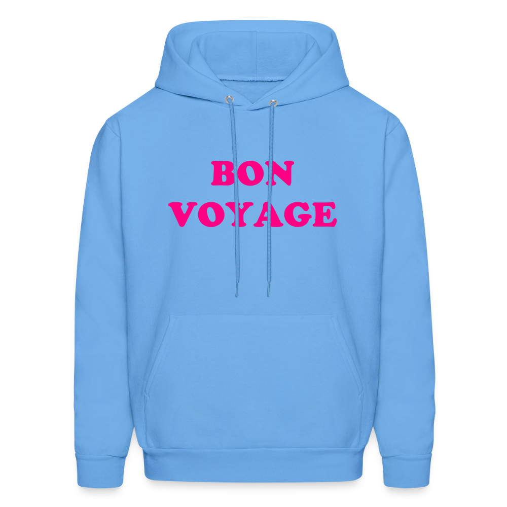 Bon Voyage Men's Hoodie - carolina blue
