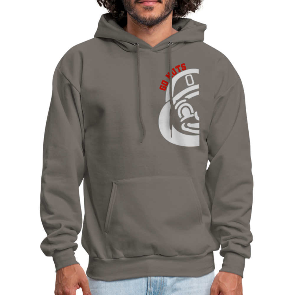 Go Nuts Brutus Men's Hoodie - asphalt gray