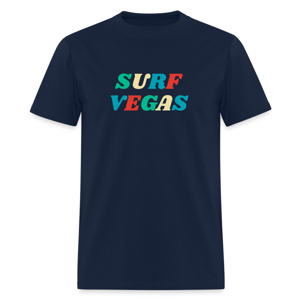 Surf Vegas Unisex Classic T-Shirt - navy