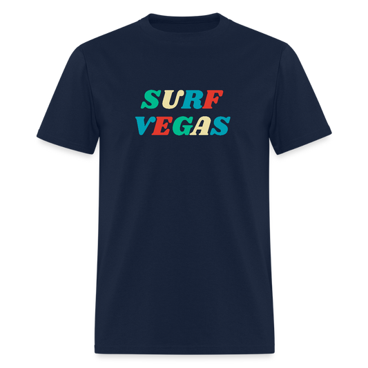 Surf Vegas Unisex Classic T-Shirt - navy