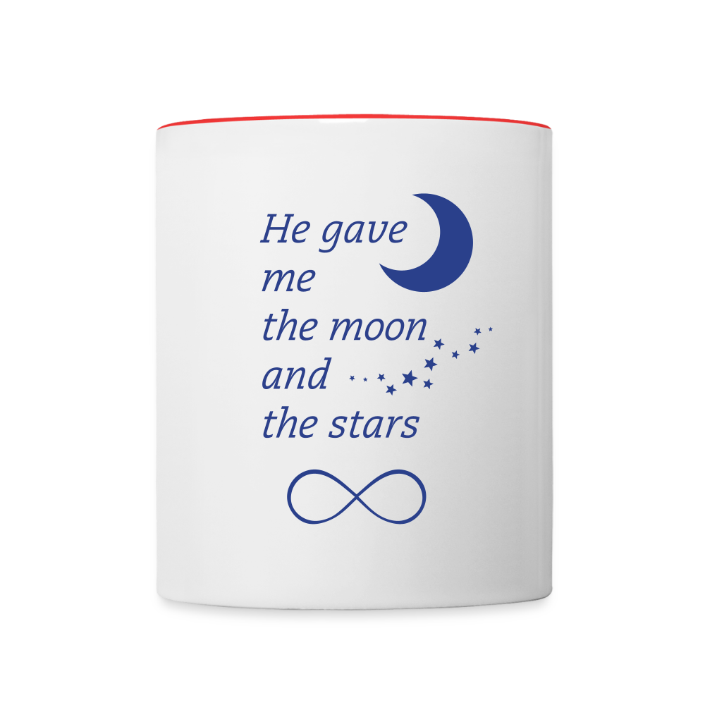 Cousins Beach Team Conrad Infinity Contrast Coffee Mug - white/red