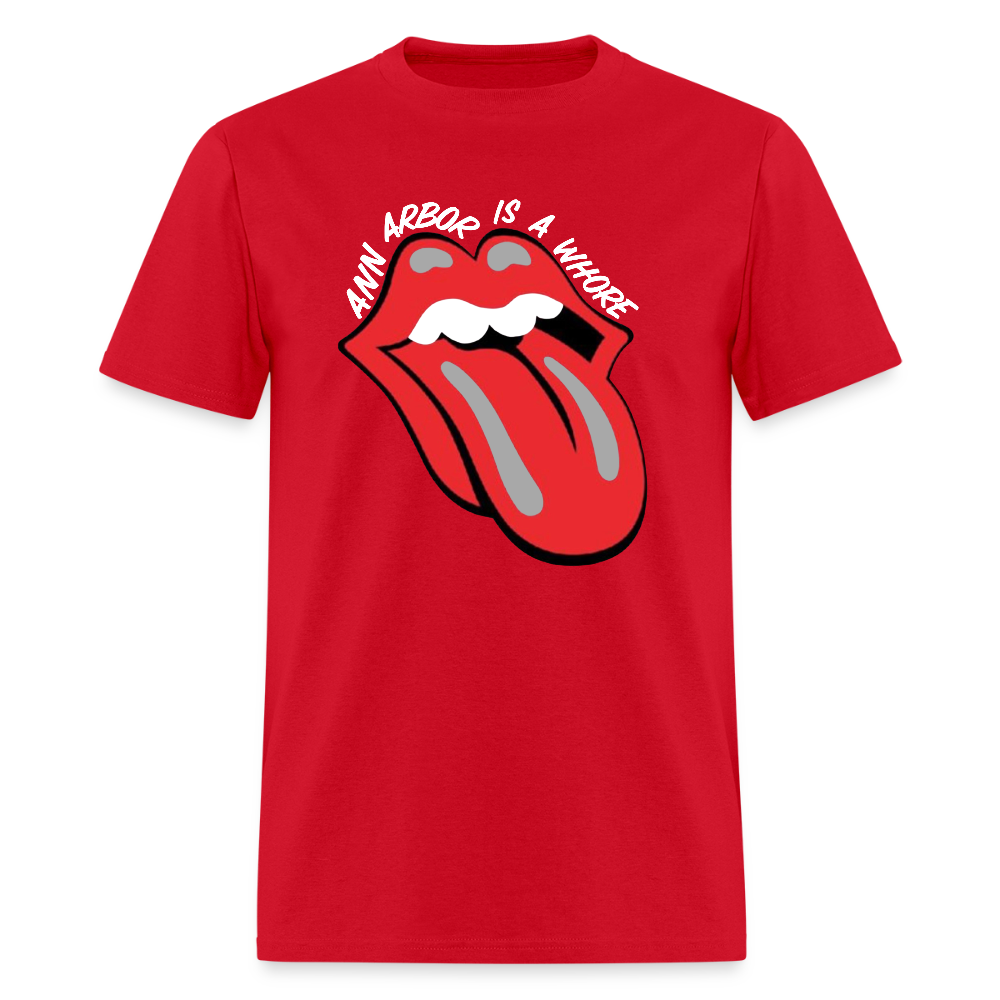 Ann Arbor was aWhore Unisex T-Shirt - red