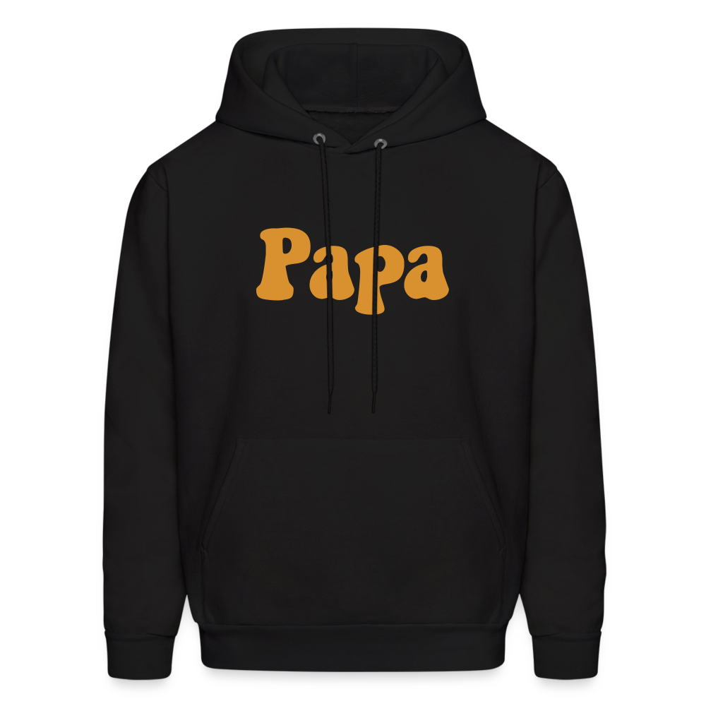 Papa Men's Hoodie - black