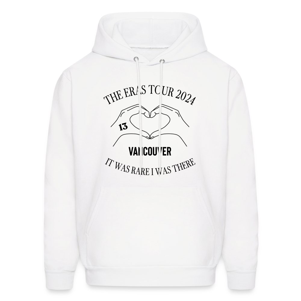 The Eras Tour 2024 It was rare. I was there. Vancouver Men's Hoodie - white