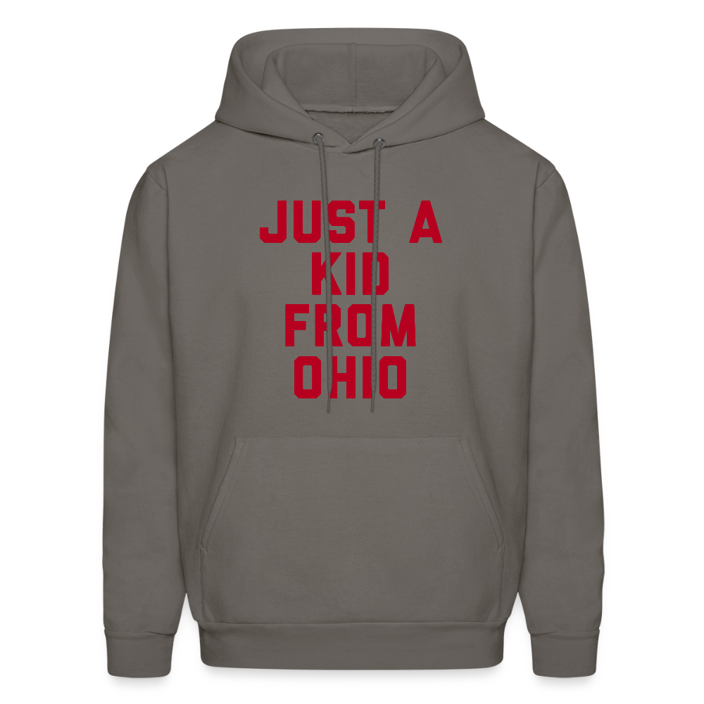 Just A Kid from Ohio Men's Hoodie - asphalt gray