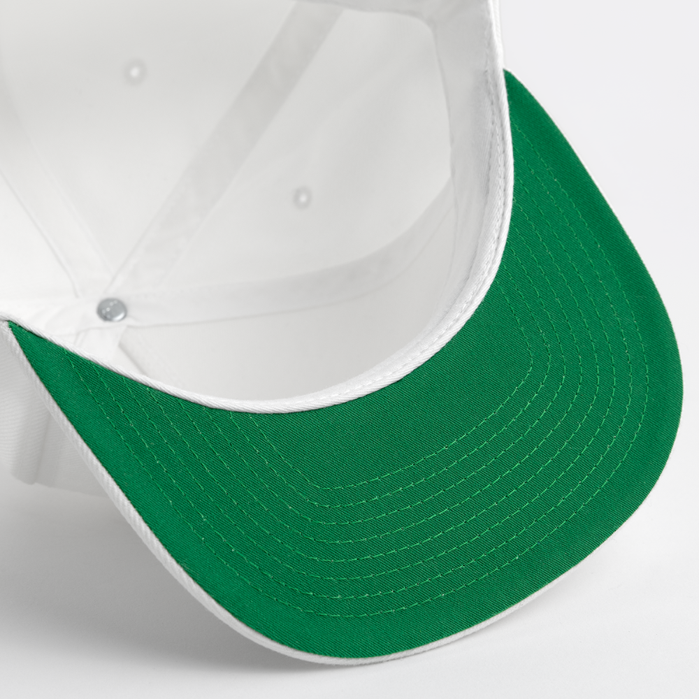 THE with Buckeye Leaf Snapback Baseball Cap - white