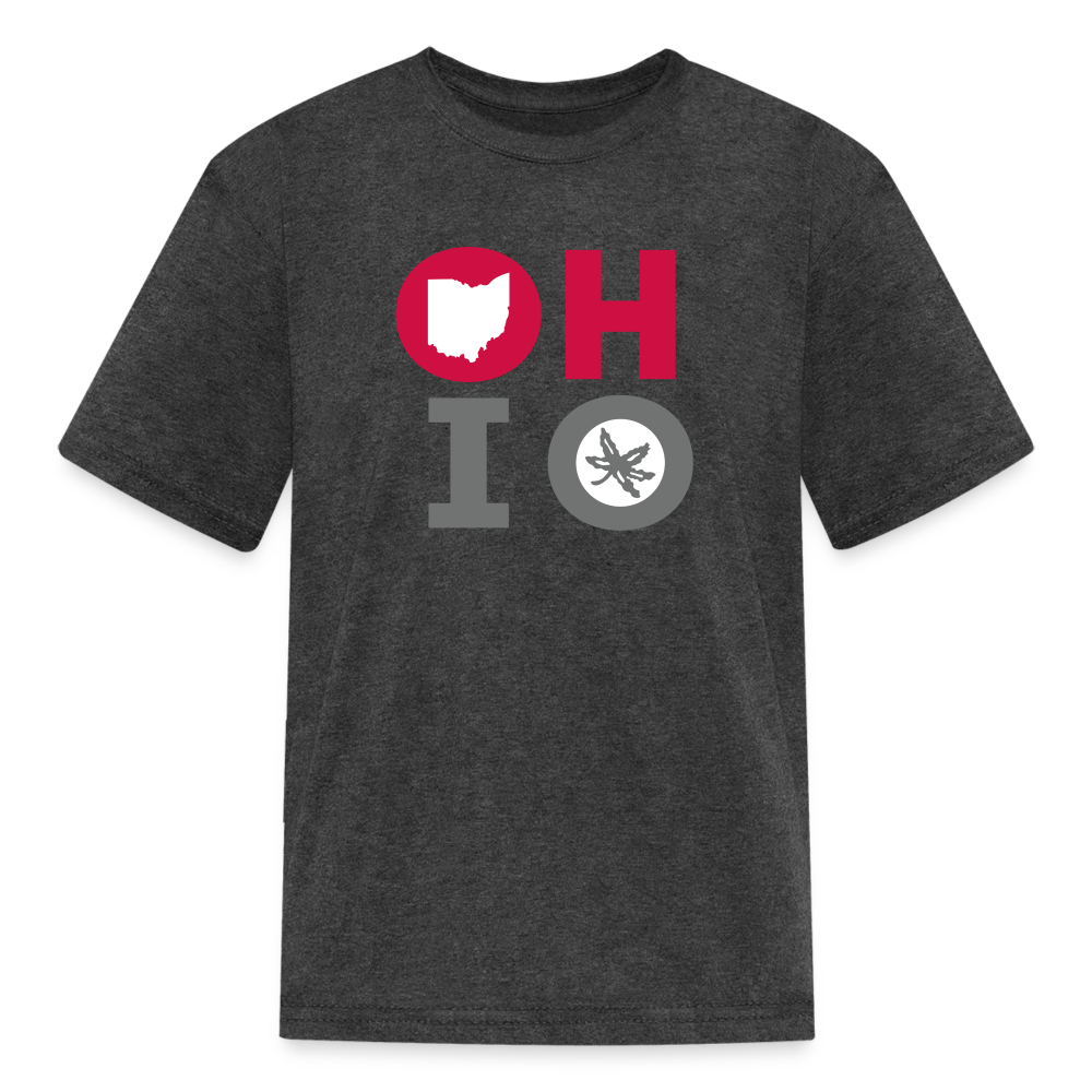 OHIO Kids' T-Shirt - heather black