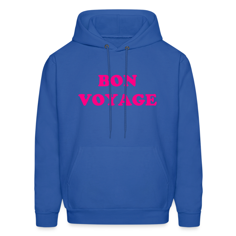 Bon Voyage Men's Hoodie - royal blue