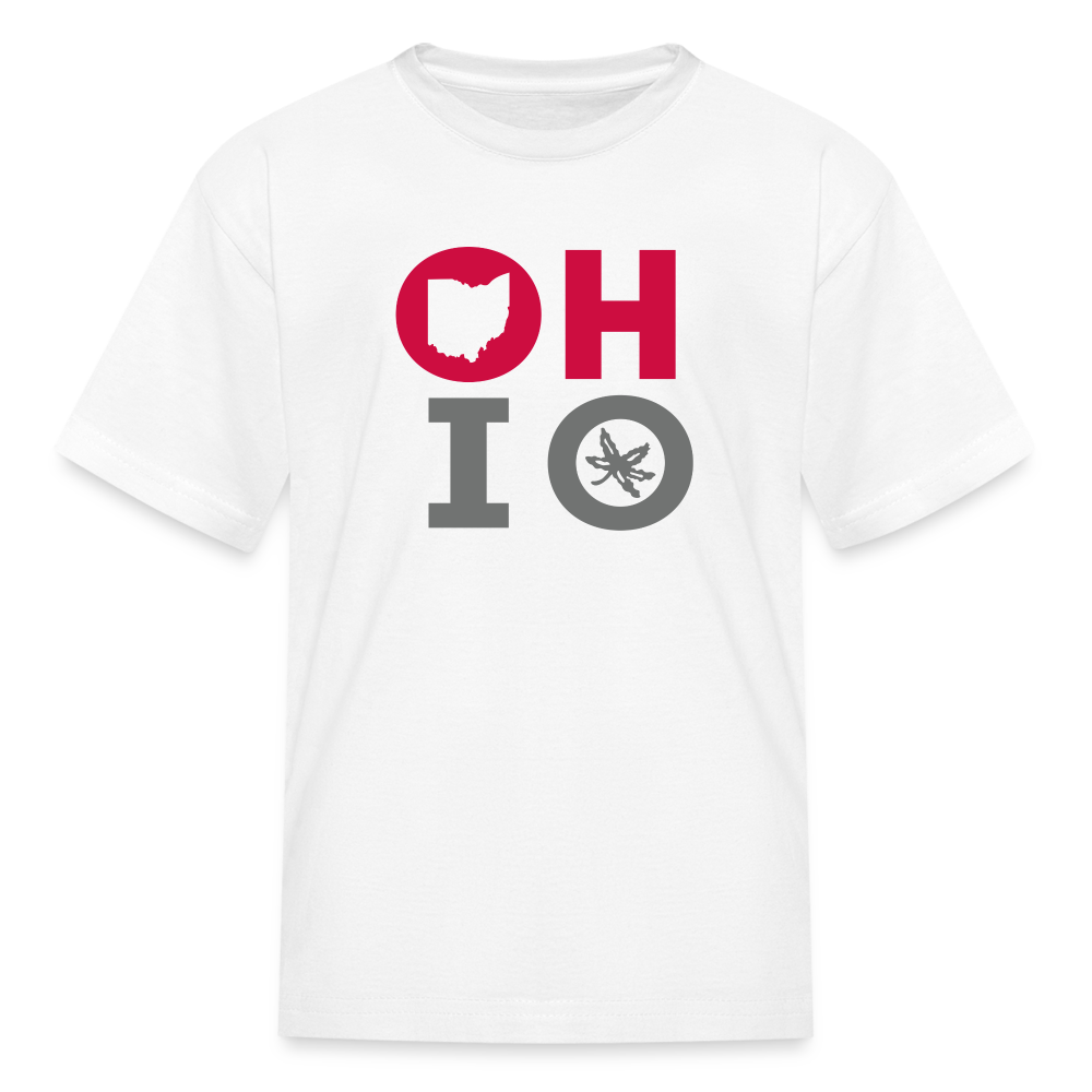 OHIO Kids' T-Shirt - white