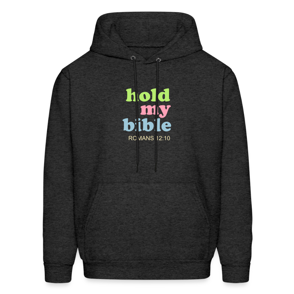 Hold My Bible Men's Hoodie - charcoal grey