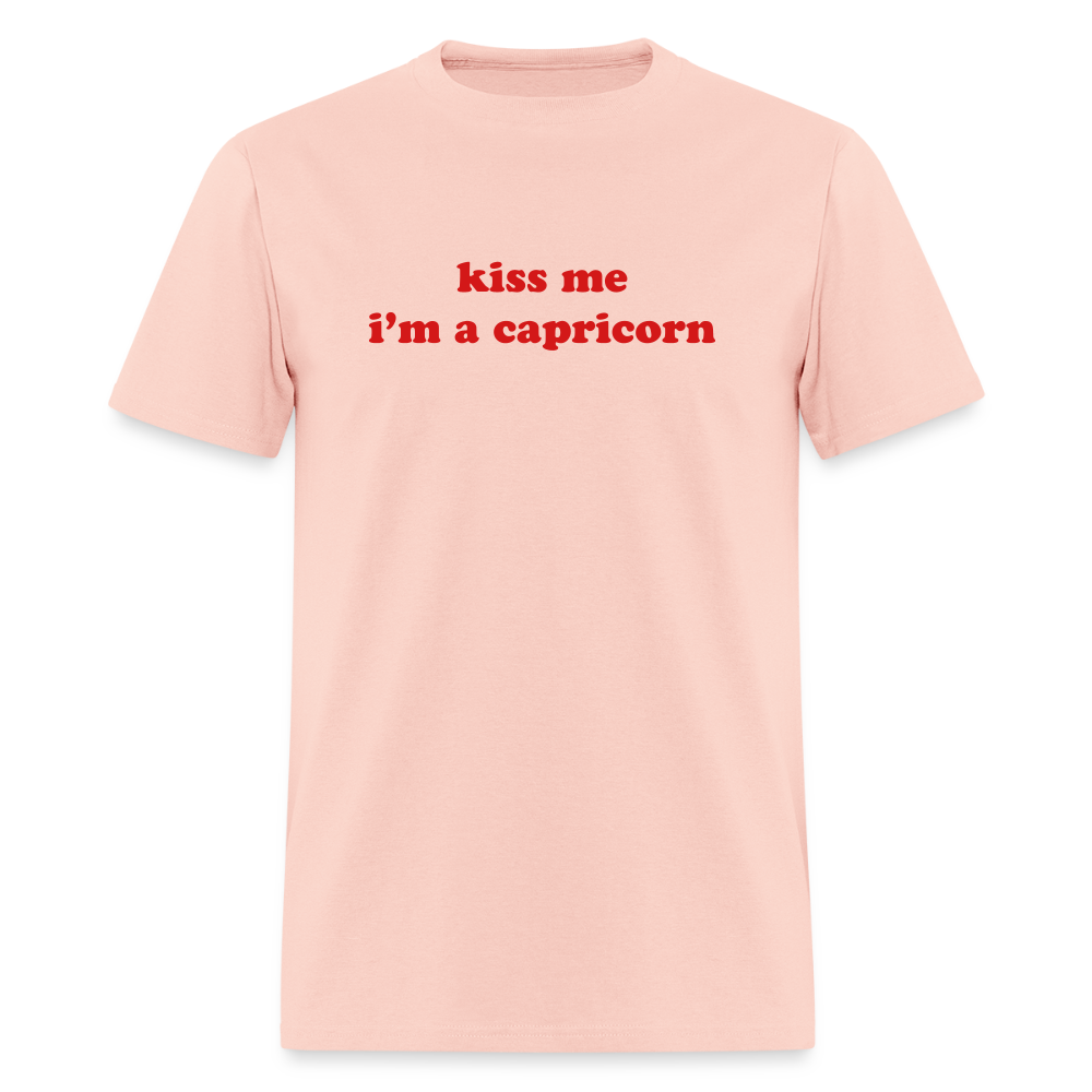 kiss me I’m a capricorn Unisex Classic T-Shirt - blush pink
