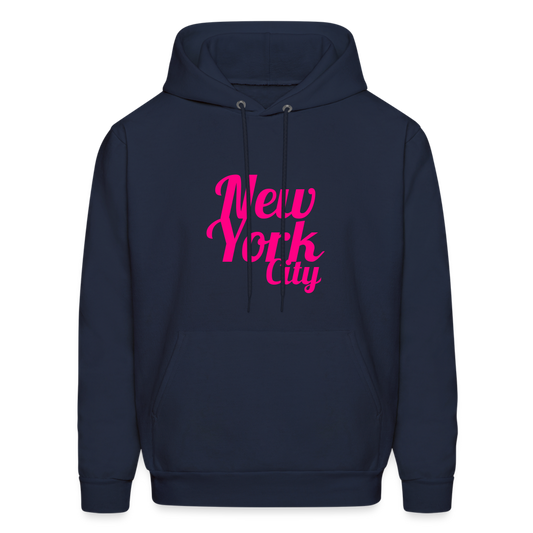 New York City Men's Hoodie - navy