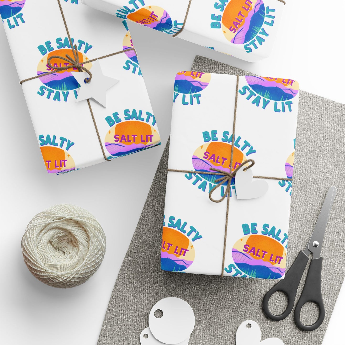 Salt Lit Wrapping Papers
