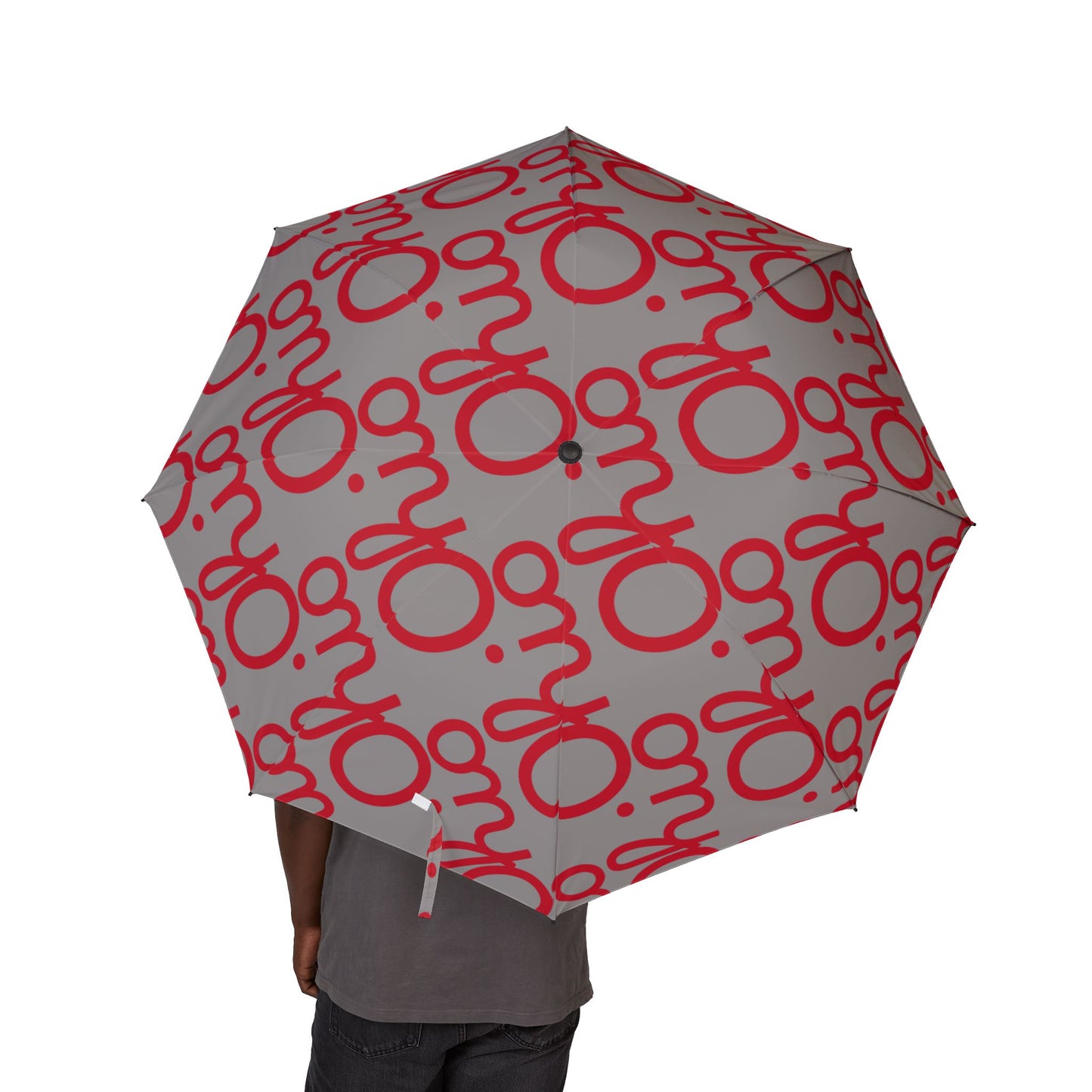 Ohio Script Semi-Automatic Foldable Umbrella