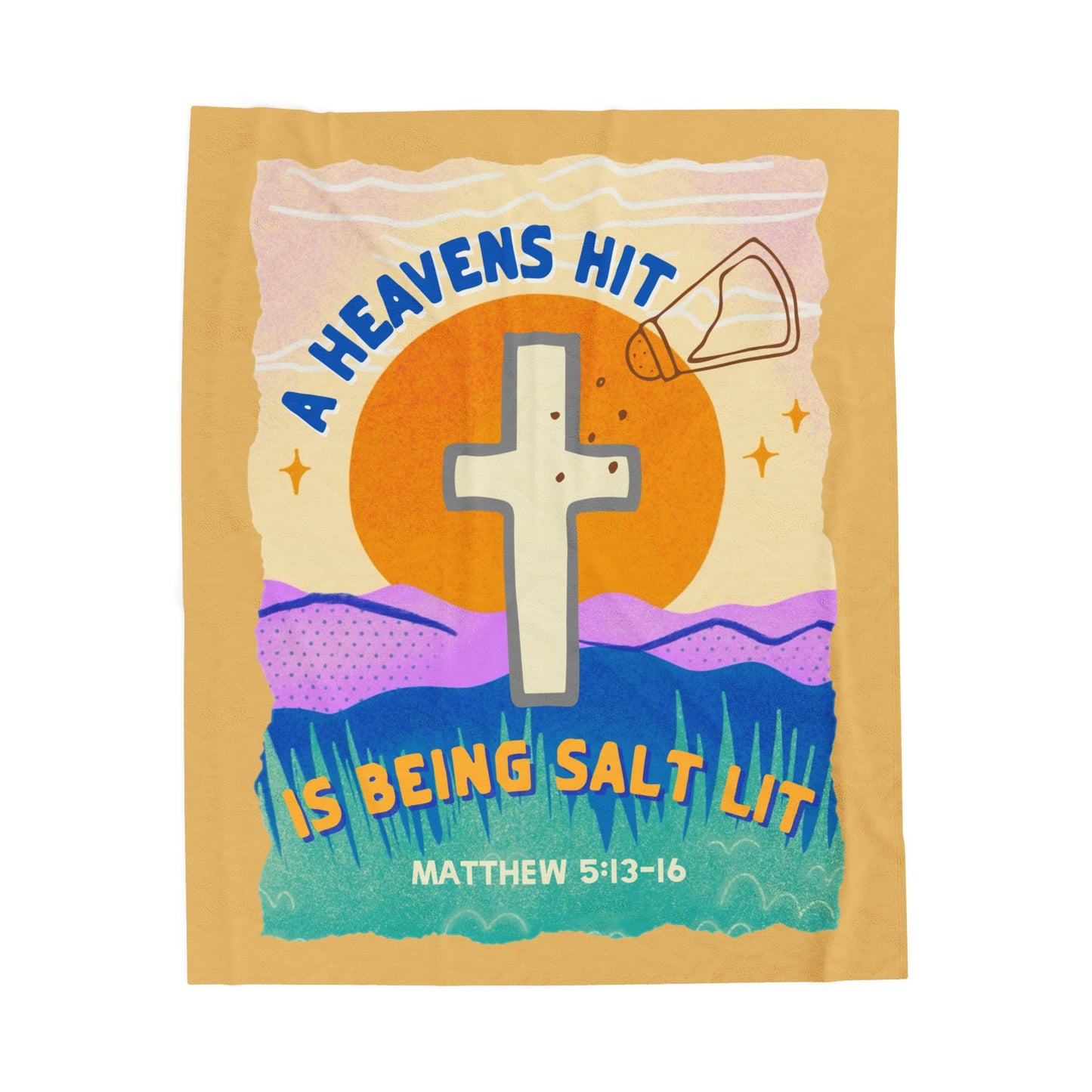 Salt Lit Velveteen Plush Blanket