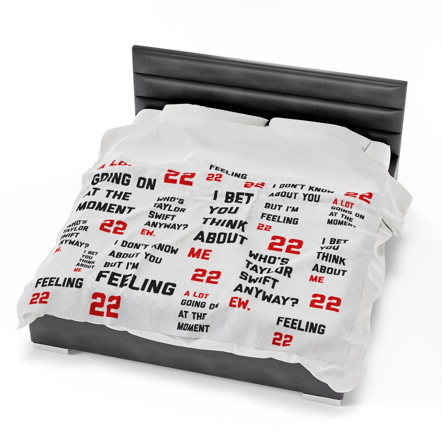 A lot going on at the moment Feeling 22 Velveteen Plush Blanket