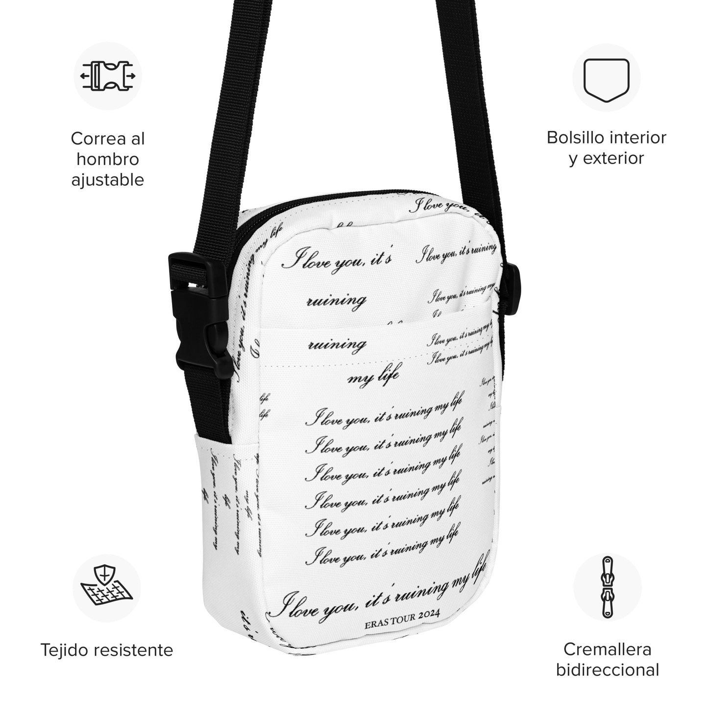 Fortnight I Love You TTPD Taylor Crossbody Bag