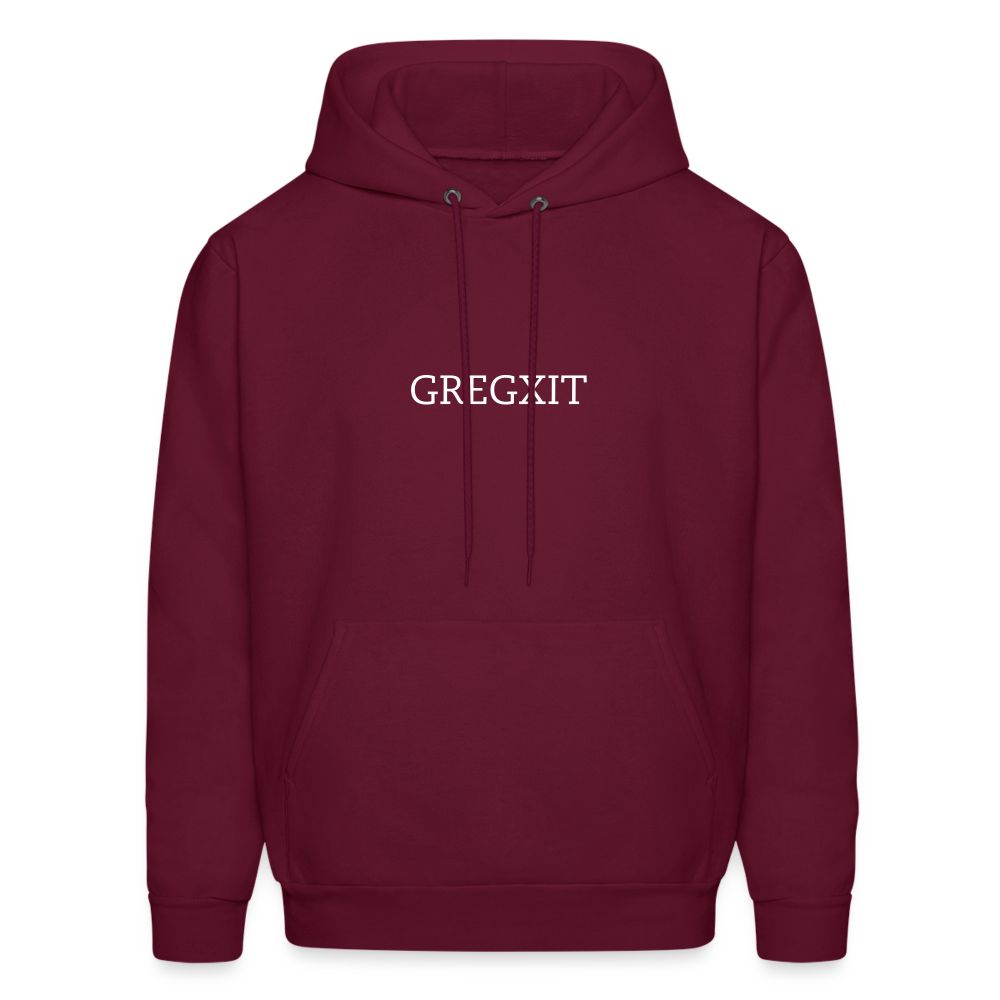 Gregxit Men's Hoodie - burgundy