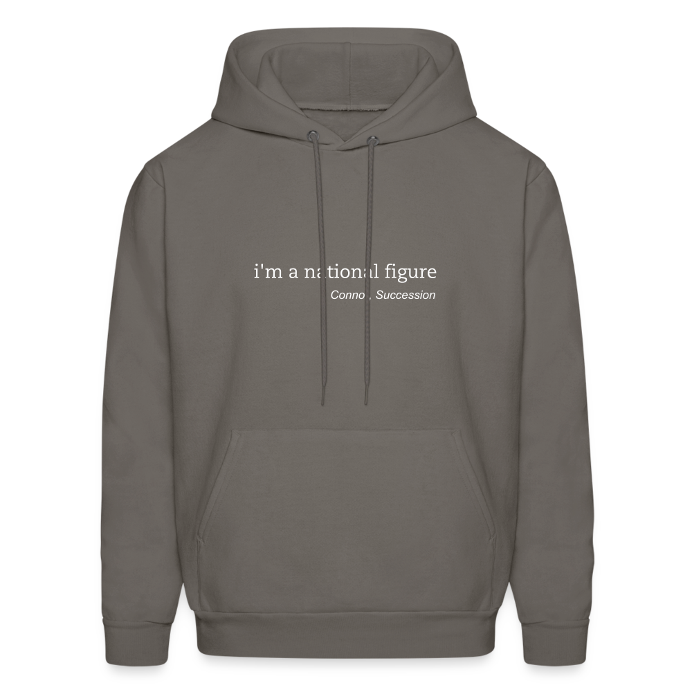 I'm a National Figure Men's Hoodie - asphalt gray