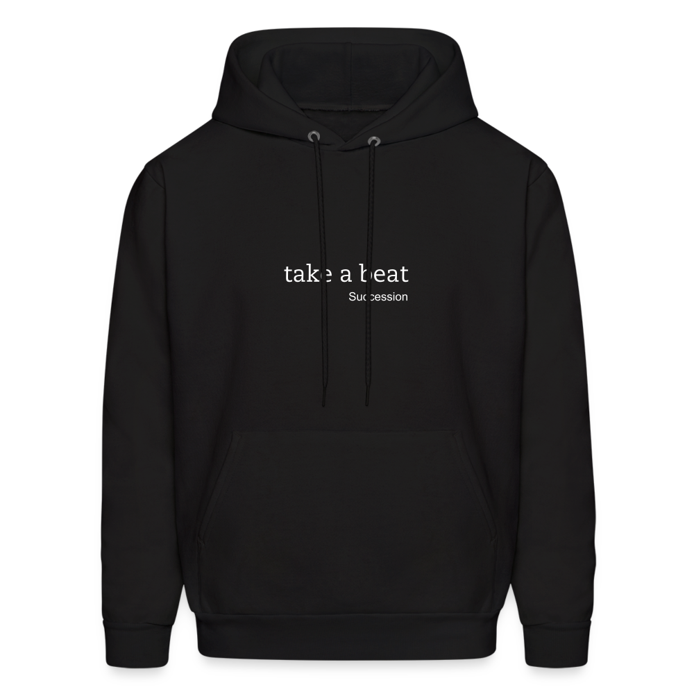 Take a Beat Men's Hoodie - black