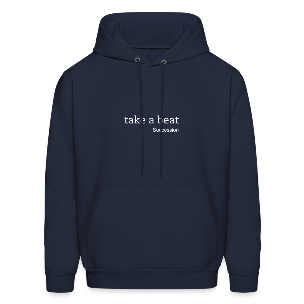 Take a Beat Men's Hoodie - navy