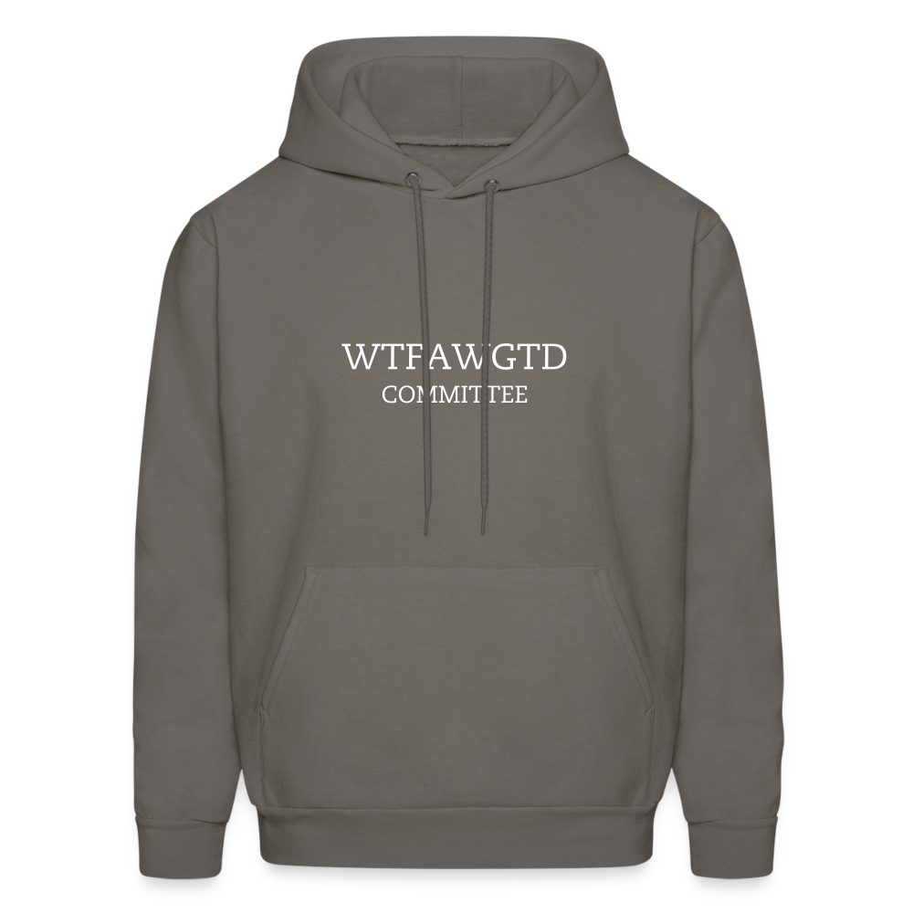 WTFAWGTD COMMITTEE Men's Hoodie - asphalt gray