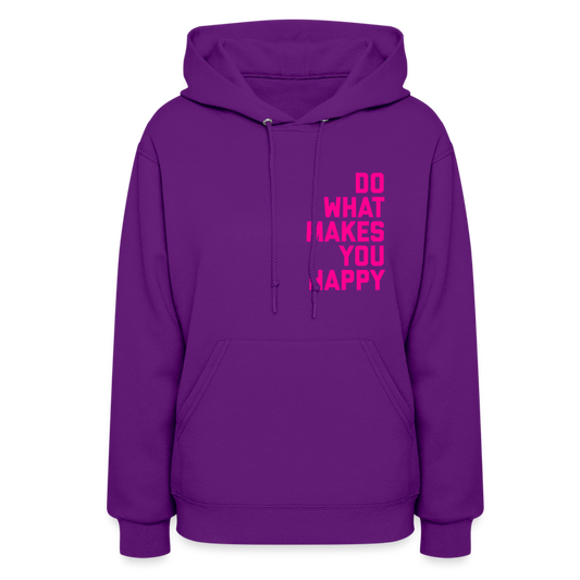 Do What Makes You Happy Women’s Premium Hoodie - purple