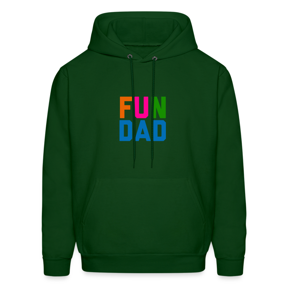 Fun Dad Men's Hoodie - forest green