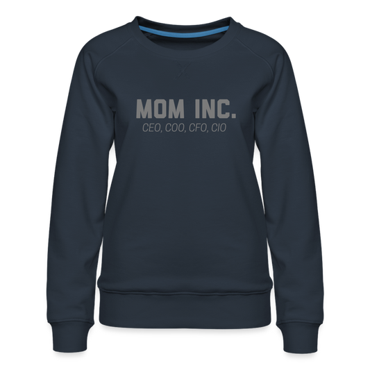 Mom Inc Women’s Premium Sweatshirt - navy