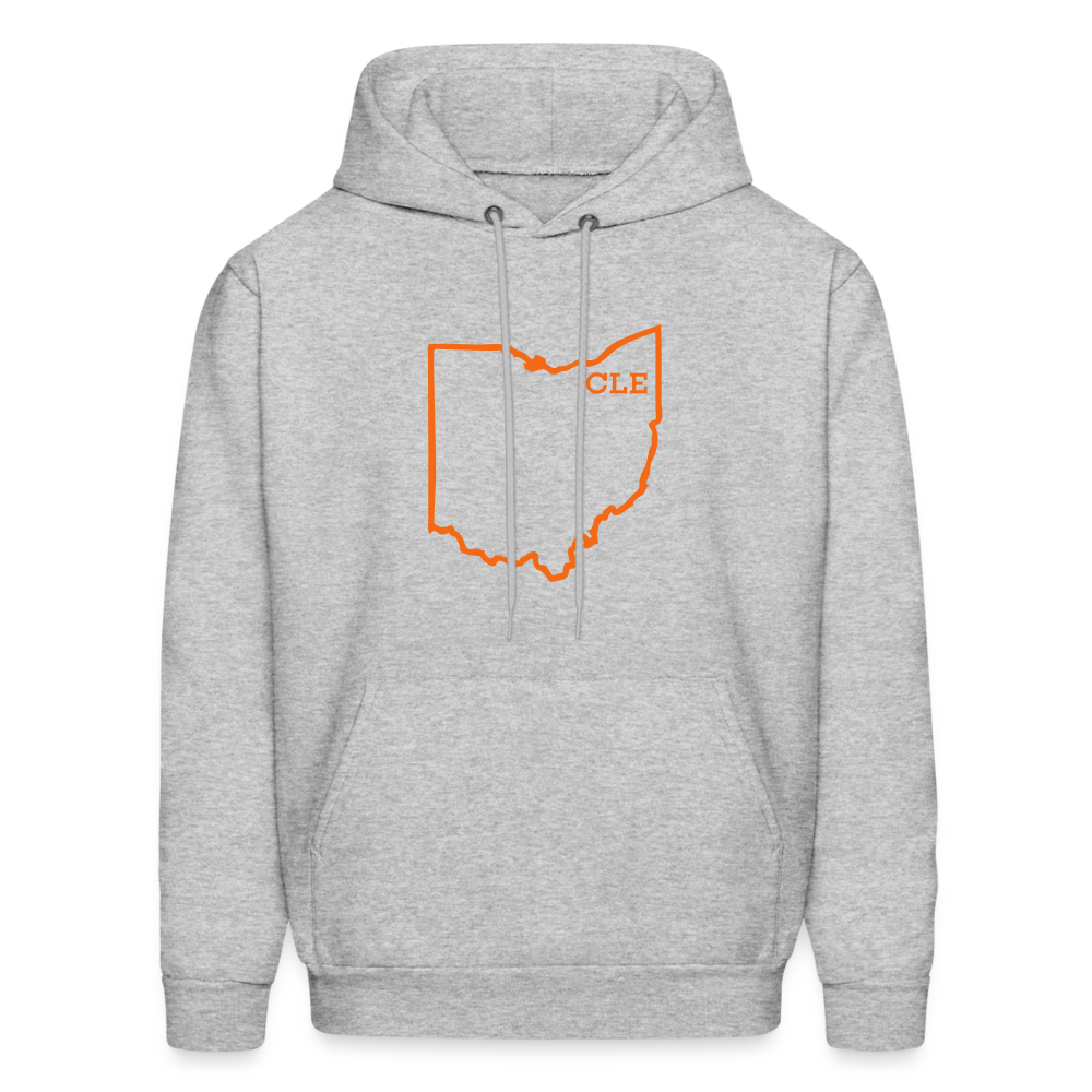 CLE Ohio Men's Hoodie - heather gray
