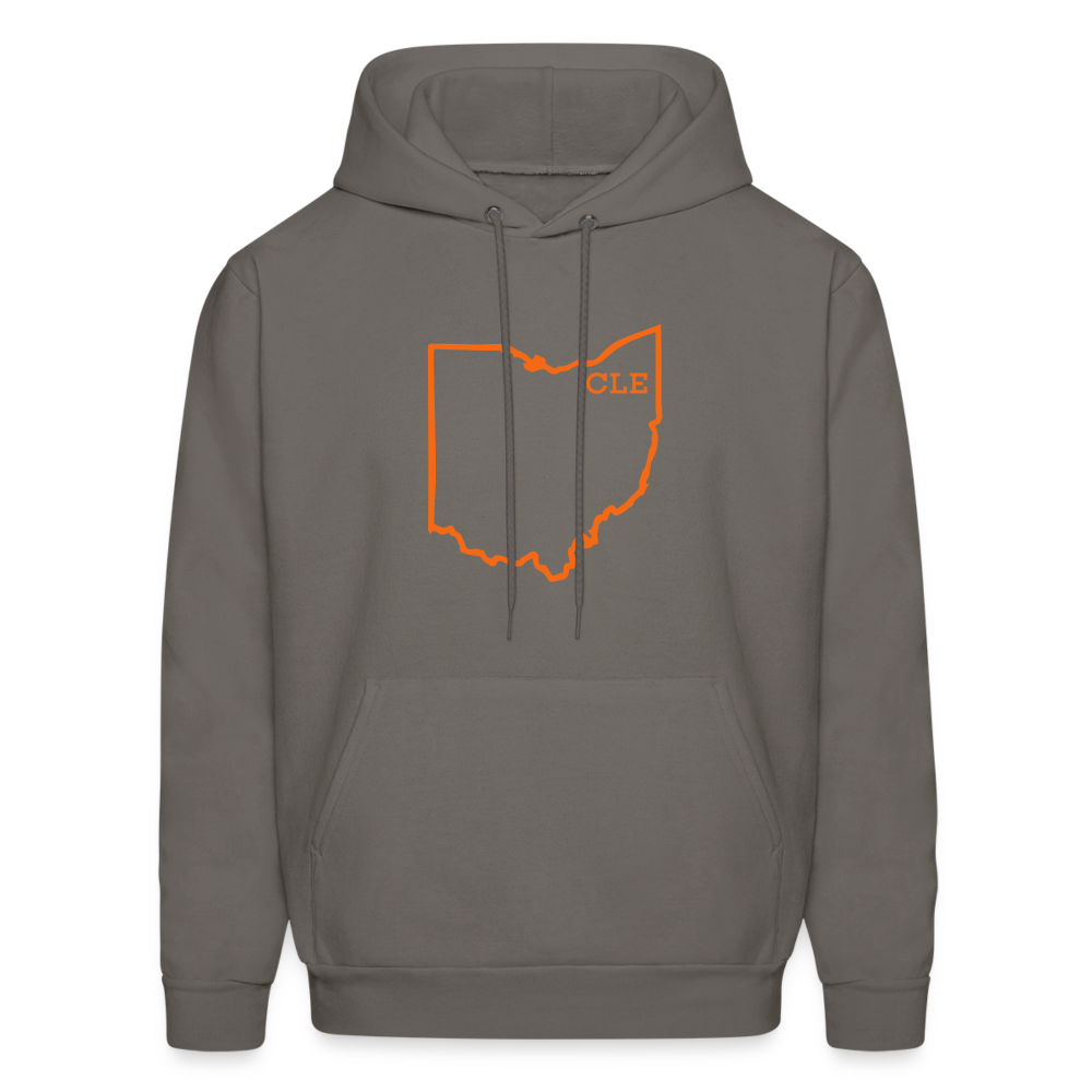 CLE Ohio Men's Hoodie - asphalt gray