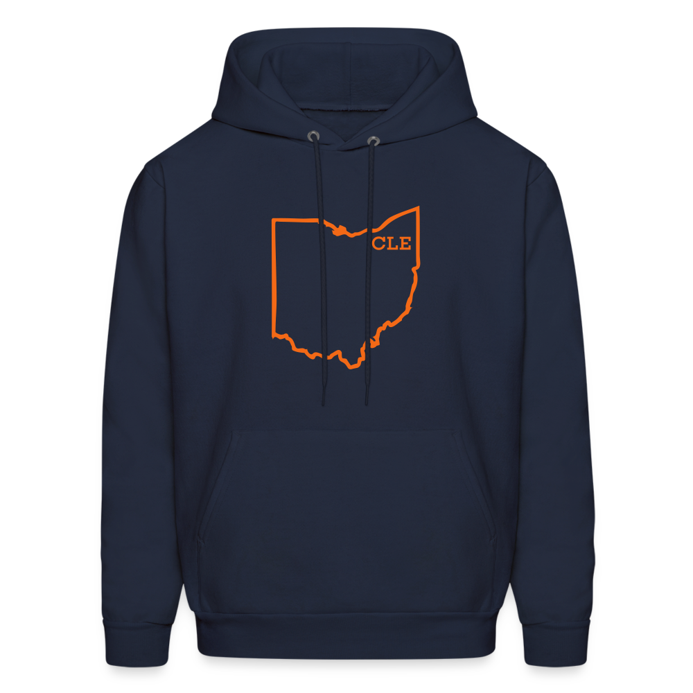 CLE Ohio Men's Hoodie - navy